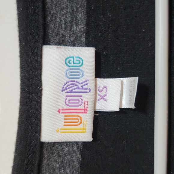 LulaRoe Black Irma Top - Picture 2 of 3